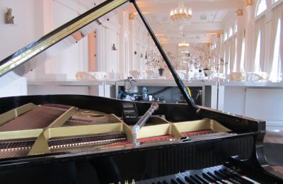 Yamaha G3
          vleugel stemmen bij Wereldmuseum, Rotterdam..