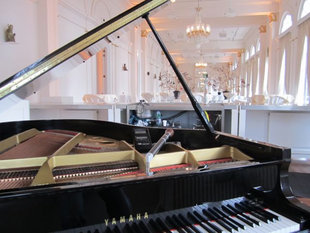 Yamaha G3 vleugel stemmen bij Wereldmuseum, Rotterdam..